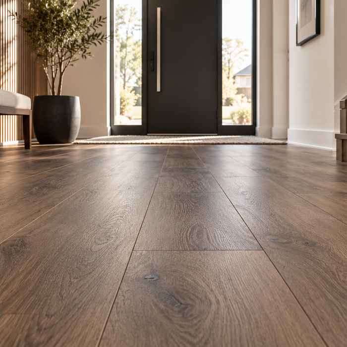 Plancher vinyle SPC au salon