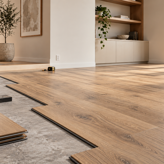  plancher vinyle clic dans le salon