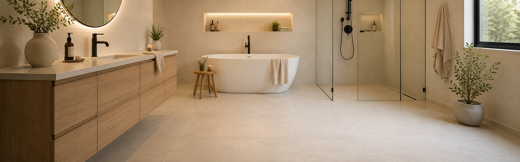 Plancher Chauffant dans la salle de bain