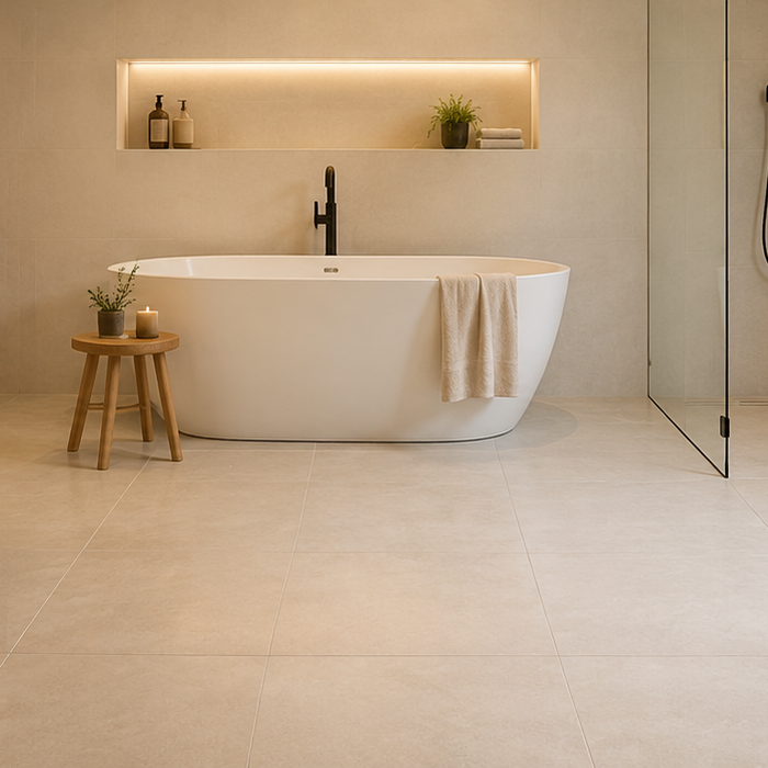 Plancher Chauffant dans la salle de bain