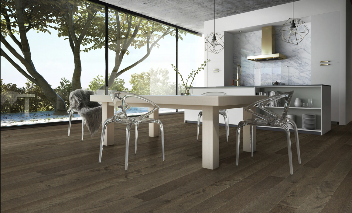 ELEGANCIA Merisier - Concrete Grey - Distinction Satin