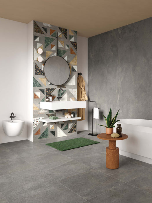 BLEND CONCRETE ASH 48X48