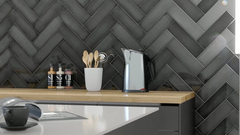 GHENT DARK CHARCOAL MAT 2.7X9.4