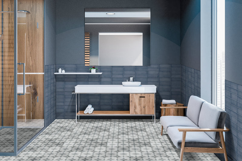 GHENT STEEL BLUE MAT 2.7X9.4