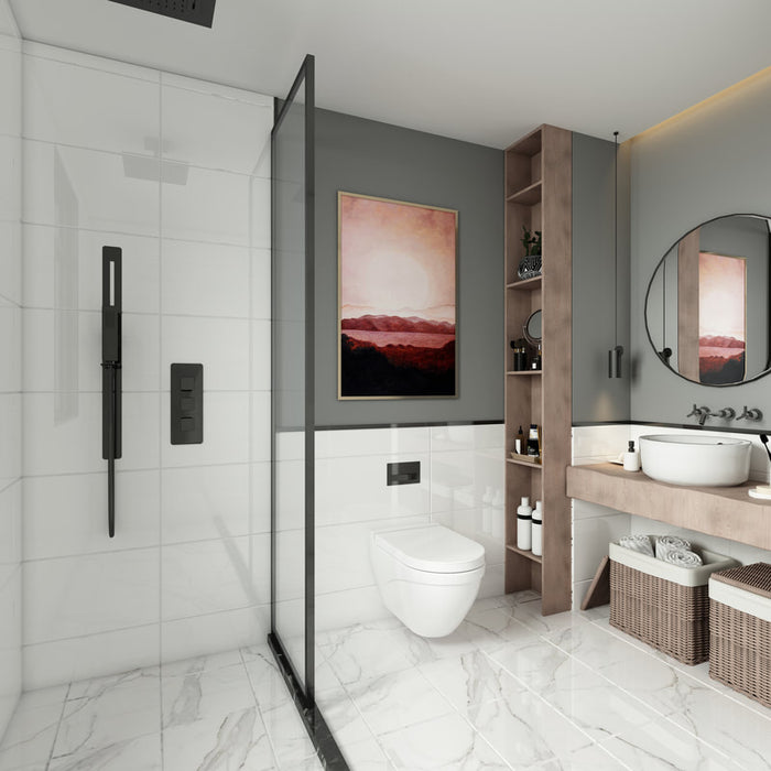 METRO WHITE GLOSSY  12X24